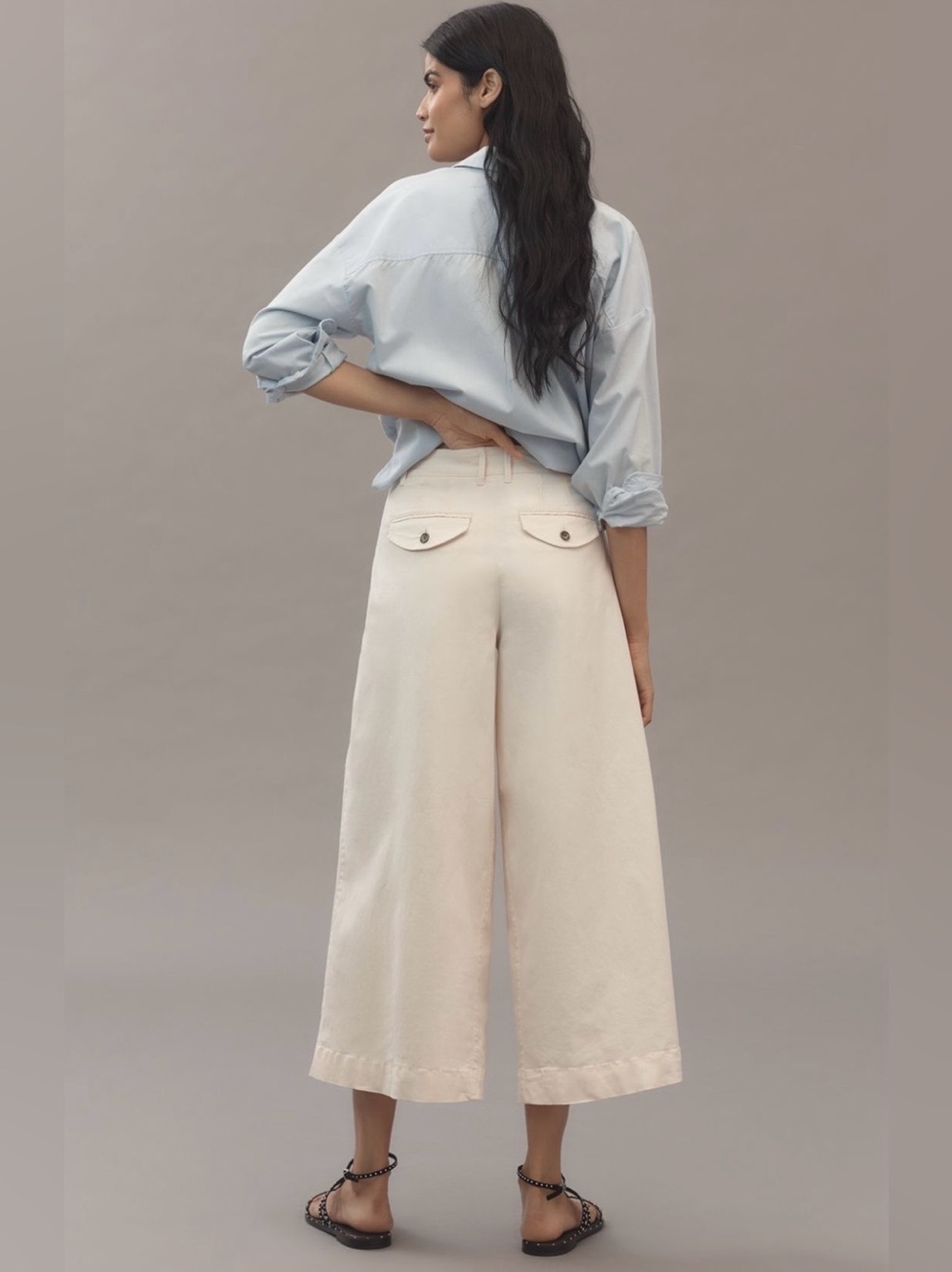 EUC! Maeve Ultra-Wide-Leg A-Line
Chino Pants - Picture 6 of 10